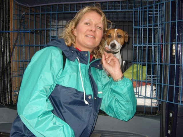 Michelle & Zak, after a chilly walk in France.