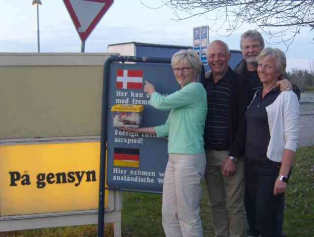 Ollie the Hamster, has travelled from Marbella to Denmark, accompanied by his four friends.