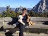 Malcolm, Juli and Den, enjoying a break in the beautiful Basque Country, on the way from the UK to Alicante.