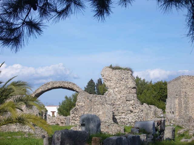 Roman ruins on the Island of Kos, Greece.