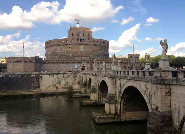 Passing through Rome.