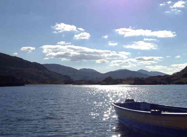 Late afternoon at another lovely little lake in Killarney, Ireland. 