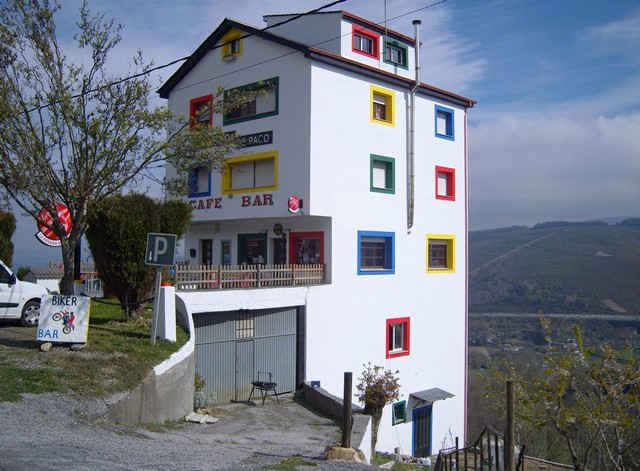 A bikers' bar in the middle of nowhere, in Galicia, N.Spain.