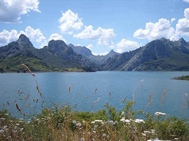 Embalse de Riano in Cantabria, northern Spain.