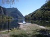 A little jetty at Embalse de La Torrassa, Huesca, Spain.