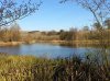 A tranquil winter scene at Annandale Water in Scotland.