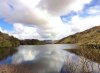 A pretty lake near Connemara National Park in Ireland. 