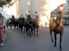 An 'unharnessed' mare, in a team of seven, in the Horse & Carriage Competition, in the Feria de Fuengirola, Malaga, in southern Spain