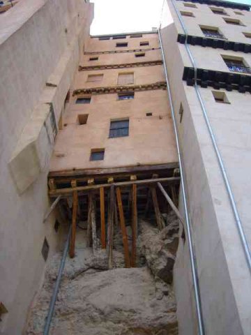 Looks a bit dodgy to me! 'The Hanging Houses' at Cuenca, Spain.