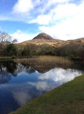 A pretty lake in Connemara National Park, W.Ireland.