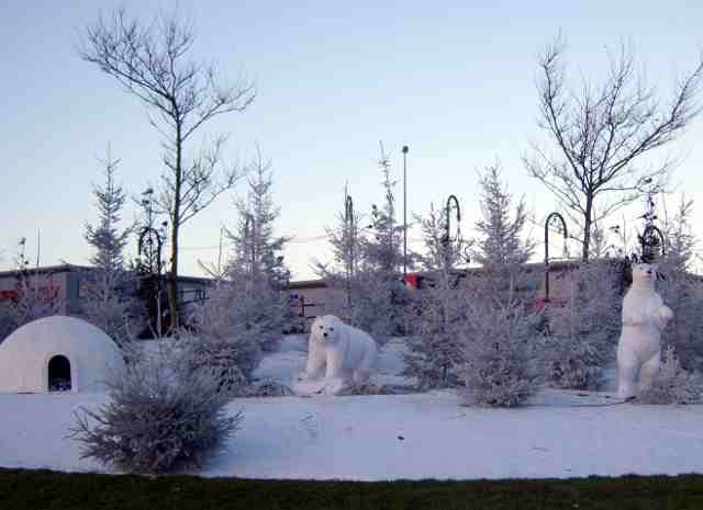 A Xmas roundabout in France!